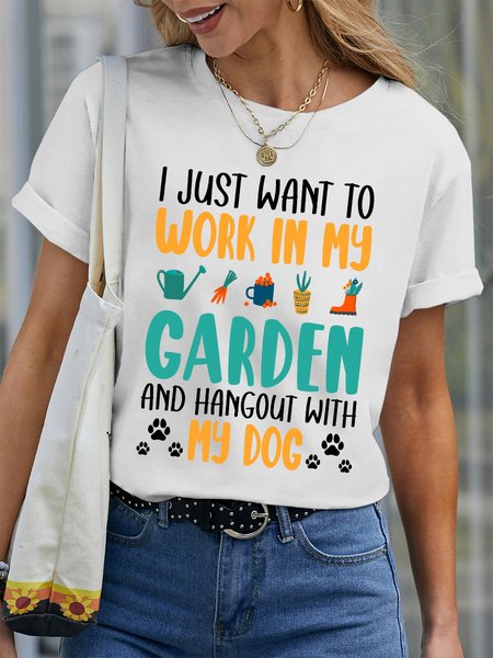 Lilicloth X Jessanjony I Just Want To Work In My Garden And Hangout With My Dog Women's T-Shirt, White, T-shirts
Lilicloth X Jessanjony I Just Want To Work In My Garden And Hangout With My Dog Women's T-Shirt, White, T-shirts
