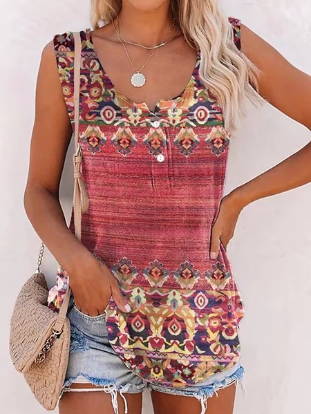 Women's Tank Top Pink Blue Purple Graphic Button Print Sleeveless, Red brown, Tanks & Camis
Women's Tank Top Pink Blue Purple Graphic Button Print Sleeveless, Red brown, Tanks & Camis