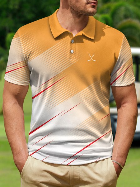 Abstract Gradient Abstract Geometric Button Short Sleeve Golf Polo Shirt, Light orange, Polo Shirts
Abstract Gradient Abstract Geometric Button Short Sleeve Golf Polo Shirt, Light orange, Polo Shirts
