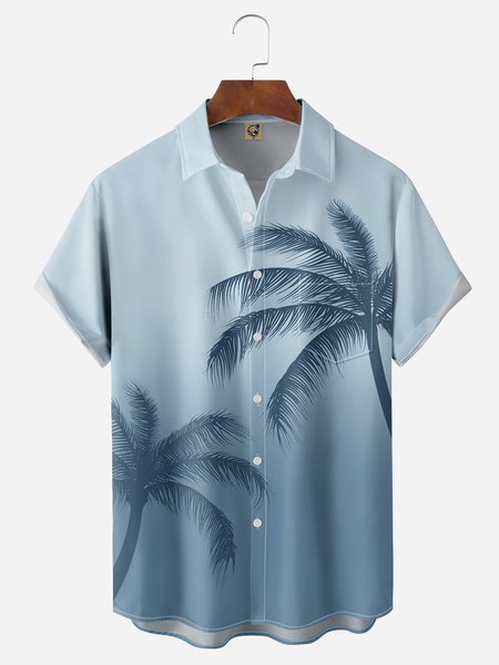 Gradient Color Coconut Tree Chest Pocket Short Sleeve Hawaiian Shirt, Blue, Men Shirts
Gradient Color Coconut Tree Chest Pocket Short Sleeve Hawaiian Shirt, Blue, Men Shirts
