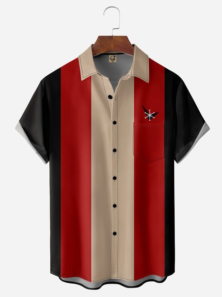 Geometric Colorblock Chest Pocket Short Sleeves Casual Shirts, Black, Men Shirts
Geometric Colorblock Chest Pocket Short Sleeves Casual Shirts, Black, Men Shirts