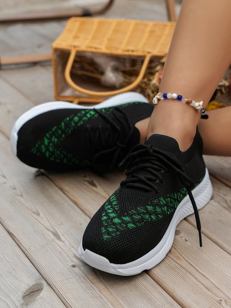 Breathable Color Block Slip On Sports Flyknit Sneakers, Black, Sneakers
Breathable Color Block Slip On Sports Flyknit Sneakers, Black, Sneakers