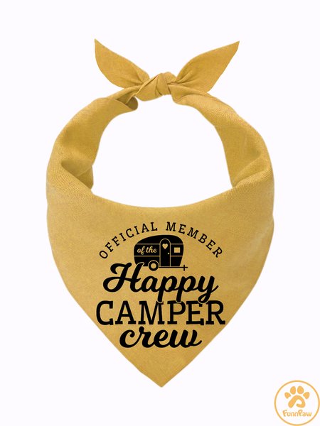 Lilicloth X Funnpaw Official Member Happy Camper Matching Dog Print Bib, Yellow, Pet Bandanas
Lilicloth X Funnpaw Official Member Happy Camper Matching Dog Print Bib, Yellow, Pet Bandanas
