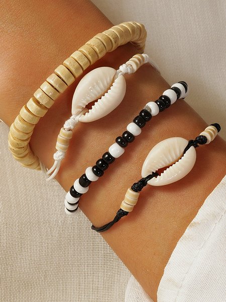 Boho Shell Handwoven Multi-layer Bracelet Holiday Beach Women Jewelry, As picture, Bracelets
Boho Shell Handwoven Multi-layer Bracelet Holiday Beach Women Jewelry, As picture, Bracelets