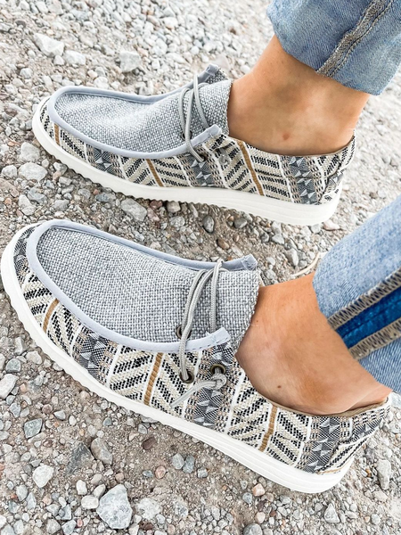 Women's Geometric Loafers Comfortable & Lightweight Ladies Shoes, Silver, Sneakers
Women's Geometric Loafers Comfortable & Lightweight Ladies Shoes, Silver, Sneakers