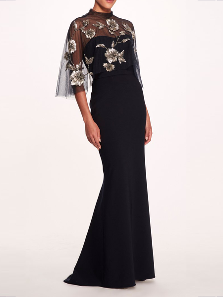 Regular Fit Stand Collar Elegant Wedding Guest Dress, Black, Maxi Dresses
Regular Fit Stand Collar Elegant Wedding Guest Dress, Black, Maxi Dresses