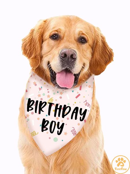 Lilicloth X Funnpaw Birthday Girl Birthday Boy Dog Print Bib, Dusty pink, Pet Bandanas
Lilicloth X Funnpaw Birthday Girl Birthday Boy Dog Print Bib, Dusty pink, Pet Bandanas