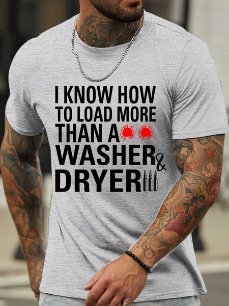 Lilicloth X Y I Know How To Load More Than A Washer And Dryer Men's Crew Neck T-Shirt, Light gray, T-shirts
Lilicloth X Y I Know How To Load More Than A Washer And Dryer Men's Crew Neck T-Shirt, Light gray, T-shirts