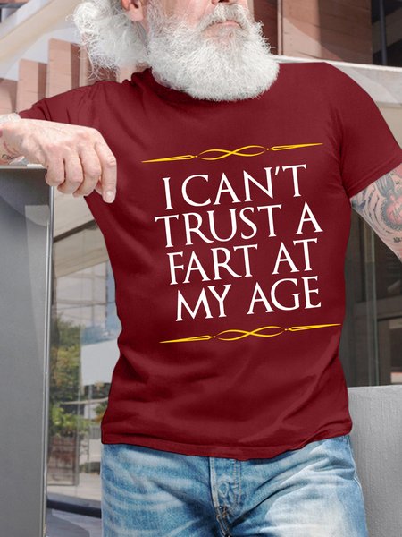 Men’s I Can’t Trust A Fart At My Age Crew Neck Casual T-Shirt, Red, T-shirts
Men’s I Can’t Trust A Fart At My Age Crew Neck Casual T-Shirt, Red, T-shirts
