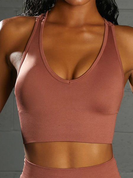 Seamless Yoga Clothing Set Beautiful Back Fitness Sports Yoga Sports Bra, Red, Bra & Bra Sets
Seamless Yoga Clothing Set Beautiful Back Fitness Sports Yoga Sports Bra, Red, Bra & Bra Sets