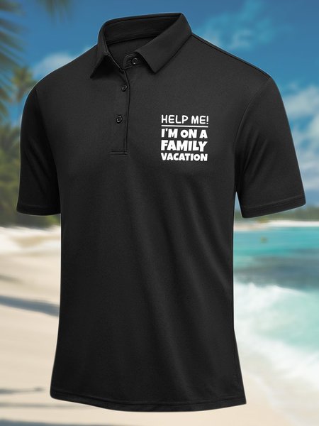 Men’s Help Me I’m On A Family Vacation Regular Fit Polo Collar Casual Polyester Cotton Polo Shirt, Black, T-shirts
Men’s Help Me I’m On A Family Vacation Regular Fit Polo Collar Casual Polyester Cotton Polo Shirt, Black, T-shirts