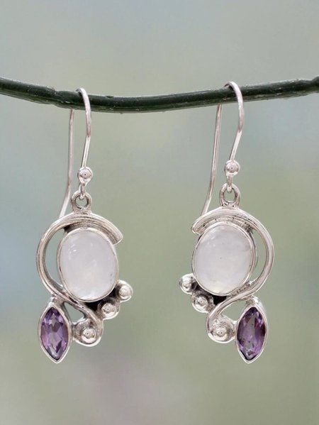 Casual White Crystal Simple Earrings Vintage Women's Jewelry, As picture, Earrings
Casual White Crystal Simple Earrings Vintage Women's Jewelry, As picture, Earrings