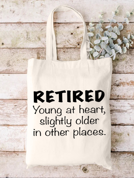 Women's funny Retired Casual Letters Shopping Tote, White, Bags
Women's funny Retired Casual Letters Shopping Tote, White, Bags