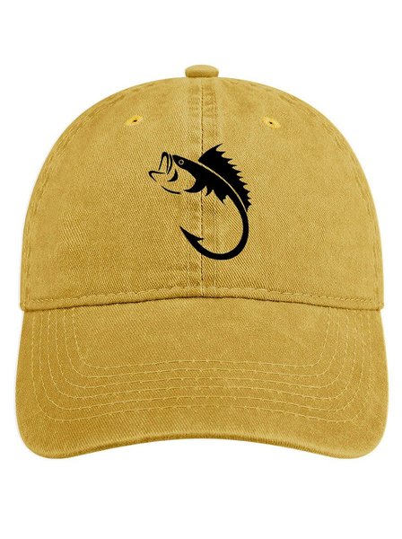 Men's /Women's Fishing Graphic Printing Regular Fit Adjustable Denim Hat, Yellow, Men's Hats
Men's /Women's Fishing Graphic Printing Regular Fit Adjustable Denim Hat, Yellow, Men's Hats
