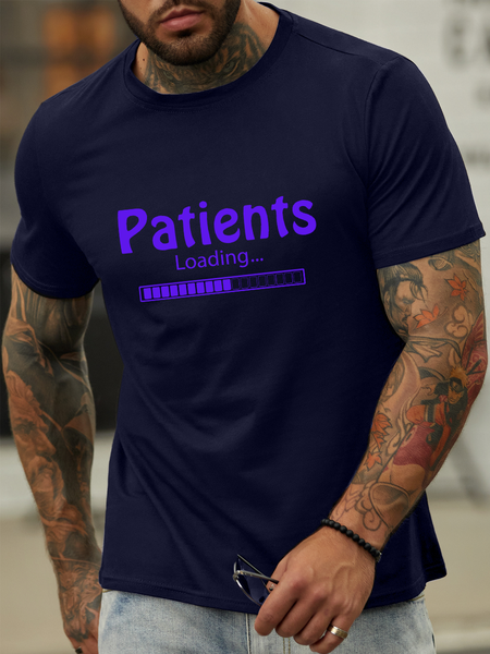 Lilicloth X Kat8lyst Patients Loading Men’s Casual Text Letters T-Shirt, Dark blue, T-shirts
Lilicloth X Kat8lyst Patients Loading Men’s Casual Text Letters T-Shirt, Dark blue, T-shirts