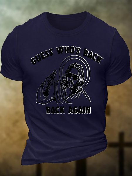 Men's Guess Who'S Back Back Again Funny Graphic Printing Casual Cotton Loose Text Letters T-Shirt, Purplish blue, T-shirts
Men's Guess Who'S Back Back Again Funny Graphic Printing Casual Cotton Loose Text Letters T-Shirt, Purplish blue, T-shirts