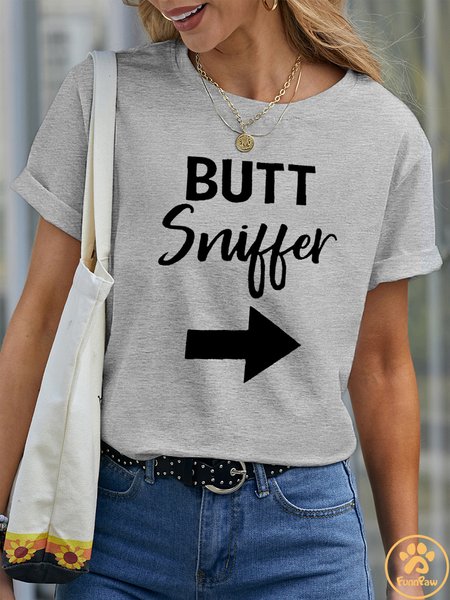 Lilicloth X Funnpaw Women's Butt Snuffer Pet Matching T-Shirt, Gray, T-shirts
Lilicloth X Funnpaw Women's Butt Snuffer Pet Matching T-Shirt, Gray, T-shirts