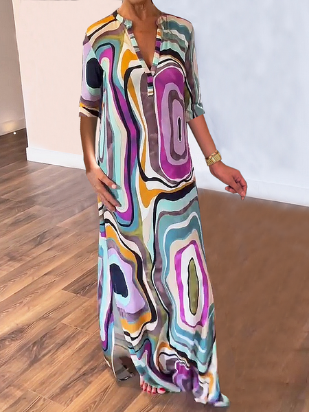 Loose Lightweight Vacation V Neck Short sleeve Maxi Dress, As picture, Maxi Dresses
Loose Lightweight Vacation V Neck Short sleeve Maxi Dress, As picture, Maxi Dresses