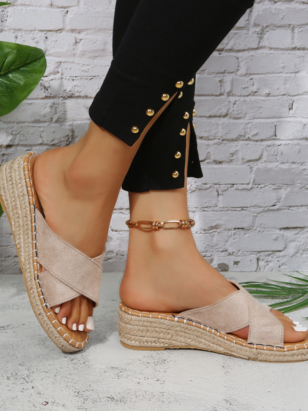 Women's Slip On Platform Wedge Sandals Summer Casual Sandals Walking Shoes, Off white, Sandals
Women's Slip On Platform Wedge Sandals Summer Casual Sandals Walking Shoes, Off white, Sandals