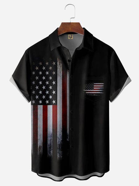 American Flag Chest Pocket Short Sleeve Casual Shirt, Black, Men Shirts
American Flag Chest Pocket Short Sleeve Casual Shirt, Black, Men Shirts