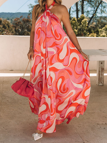 Loose Vacation Abstract Sleeveless Maxi Dress With No Belt, As picture, Maxi Dresses
Loose Vacation Abstract Sleeveless Maxi Dress With No Belt, As picture, Maxi Dresses