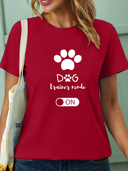 Women’s Dog Trainer Mode On Dog Owner Trainer Casual Cotton Crew Neck T-Shirt, Red, T-shirts
Women’s Dog Trainer Mode On Dog Owner Trainer Casual Cotton Crew Neck T-Shirt, Red, T-shirts