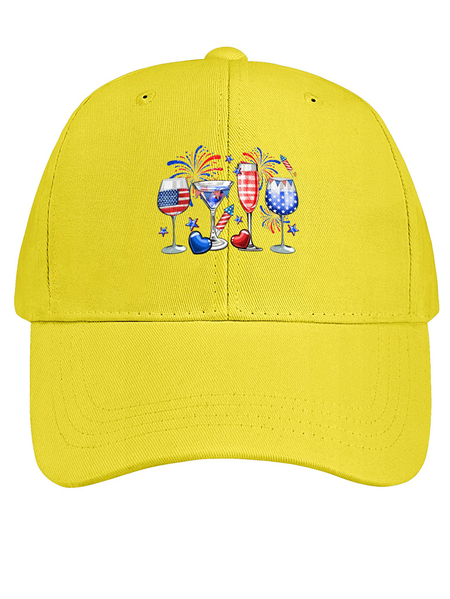 American Flag Red Wine Blue Independence Day Cotton Fit Adjustable Hat, Yellow, Women's Hats
American Flag Red Wine Blue Independence Day Cotton Fit Adjustable Hat, Yellow, Women's Hats
