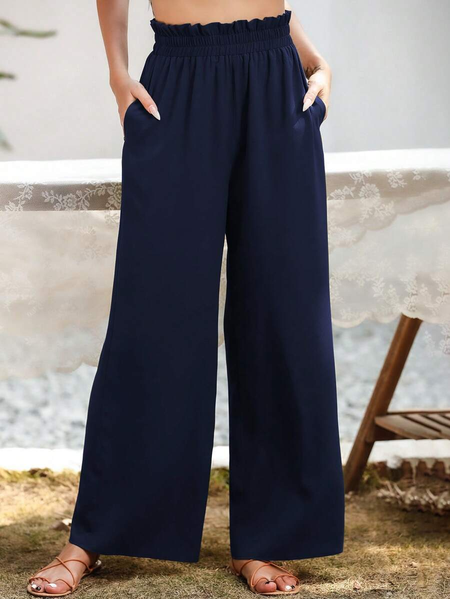 Plain Simple Autumn Polyester Natural Loose Leggings H-Line Regular Casual Pants for Women, Blue, Pants
Plain Simple Autumn Polyester Natural Loose Leggings H-Line Regular Casual Pants for Women, Blue, Pants