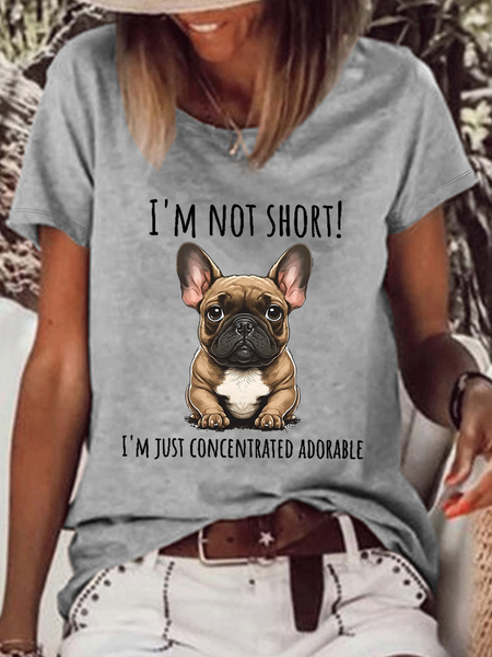 Women's Funny Short People I’m Not Short Just Concentrated Adorable Casual T-Shirt, Gray, T-shirts
Women's Funny Short People I’m Not Short Just Concentrated Adorable Casual T-Shirt, Gray, T-shirts