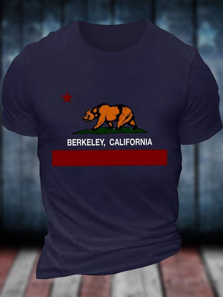 Men's Berkeley California Graphic Printing Cotton Crew Neck Independence Day Loose Casual T-Shirt, Purplish blue, T-shirts
Men's Berkeley California Graphic Printing Cotton Crew Neck Independence Day Loose Casual T-Shirt, Purplish blue, T-shirts