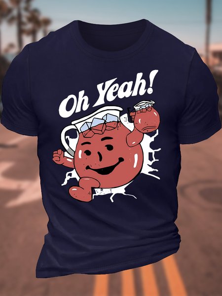Men's Funny Oh Yesh Graphic Printing Text Letters Casual Loose T-Shirt, Purplish blue, T-shirts
Men's Funny Oh Yesh Graphic Printing Text Letters Casual Loose T-Shirt, Purplish blue, T-shirts