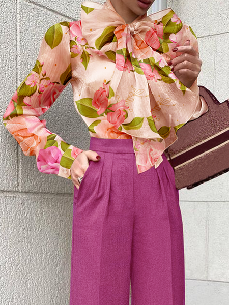 Lightweight Floral Others Elegant Loose Long sleeve Blouse, As picture, Blouses and Shirts
Lightweight Floral Others Elegant Loose Long sleeve Blouse, As picture, Blouses and Shirts