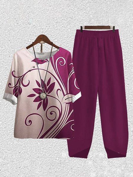 Loose Vacation Cotton And Linen Regular Sleeve Two-Piece Set, Color27, Suit Set
Loose Vacation Cotton And Linen Regular Sleeve Two-Piece Set, Color27, Suit Set