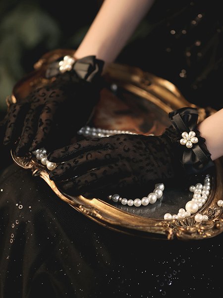 Black Lace Mesh Knit Bow Party Party Wedding Halloween Goth Bridal Gloves, Women Gloves
Black Lace Mesh Knit Bow Party Party Wedding Halloween Goth Bridal Gloves, Women Gloves
