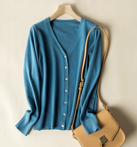 V Neck Buckle Long Sleeve Casual Plain Cardigan, Blue, Sweaters & Cardigans
V Neck Buckle Long Sleeve Casual Plain Cardigan, Blue, Sweaters & Cardigans