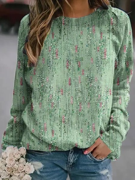 Gradient Pattern Casual Loose Crew Neck Sweatshirt, Green, Sweatshirts & Hoodies
Gradient Pattern Casual Loose Crew Neck Sweatshirt, Green, Sweatshirts & Hoodies