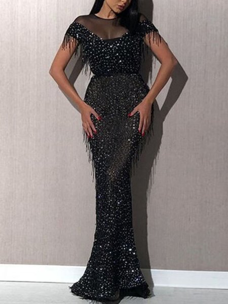 Elegant Plain Regular Fit Wedding Dress & Party Dress With No, Black, Party Dresses
Elegant Plain Regular Fit Wedding Dress & Party Dress With No, Black, Party Dresses