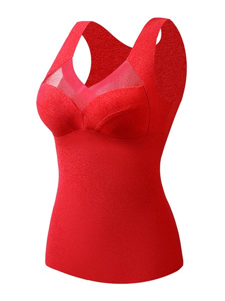 Soft Comfortable Warm Molded Cup Traceless Thermal Vest, Red, Bra & Bra Sets
Soft Comfortable Warm Molded Cup Traceless Thermal Vest, Red, Bra & Bra Sets