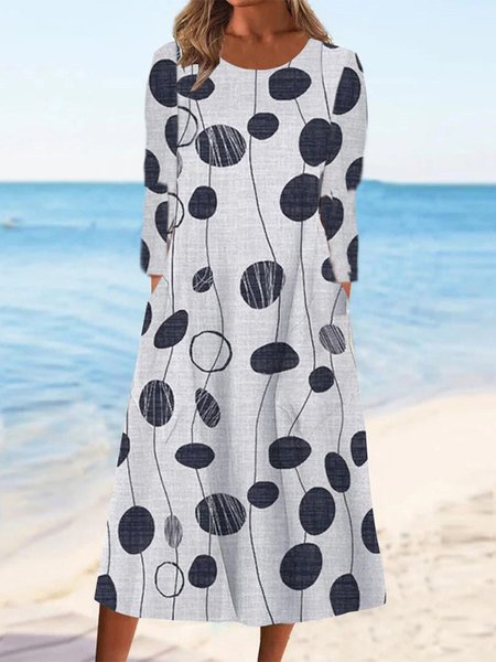 Loose Casual Dress, Color3, Dresses