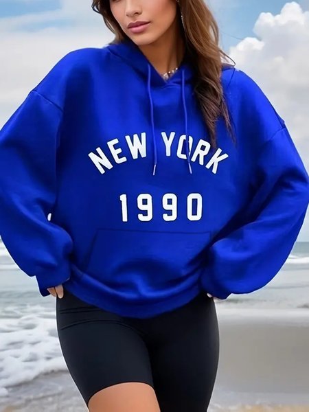 Loose Hooded Casual Hoodie, Blue, Sweatshirts & Hoodies
Loose Hooded Casual Hoodie, Blue, Sweatshirts & Hoodies