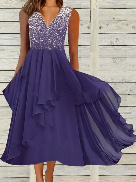 Elegant Abstract V Neck Wedding Dress & Party Dress With No, Purple, Party Dresses
Elegant Abstract V Neck Wedding Dress & Party Dress With No, Purple, Party Dresses