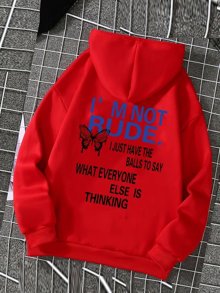 Women's Casual Butterfly Letter Print Stretch Hoodie, Red, Sweatshirts & Hoodies
Women's Casual Butterfly Letter Print Stretch Hoodie, Red, Sweatshirts & Hoodies