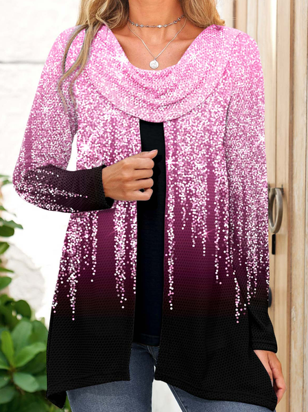 Others Regular Fit Ombre Casual Shirt, Pink, Shirts & Blouses