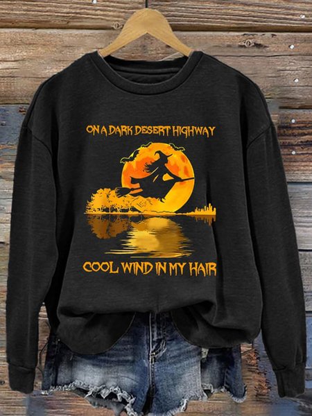 Fashion On A Dark Desert Highway Cool Wind In My Hair Print Long Sleeve Sweatshirt., Black, Sweatshirts & Hoodies
Fashion On A Dark Desert Highway Cool Wind In My Hair Print Long Sleeve Sweatshirt., Black, Sweatshirts & Hoodies