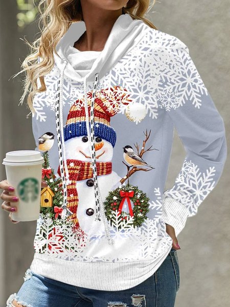 Christmas Snowman Casual Loose Turtleneck Sweatshirt, Gray, Sweatshirts & Hoodies
Christmas Snowman Casual Loose Turtleneck Sweatshirt, Gray, Sweatshirts & Hoodies