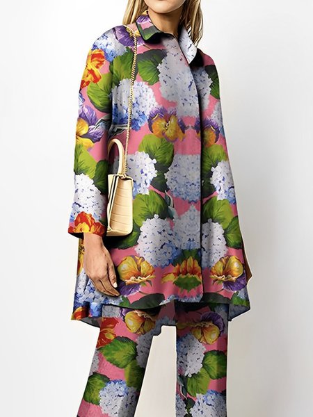 Long Sleeve Floral Urban Shirt Collar Regular Fit Blouse, As picture, Blouses and Shirts
Long Sleeve Floral Urban Shirt Collar Regular Fit Blouse, As picture, Blouses and Shirts