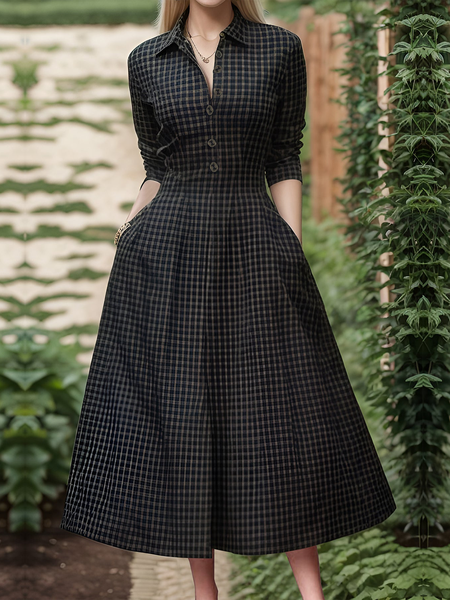 Regular Fit Shirt Collar Long Sleeve Elegant Maxi Dress Shirt Dress, Black, Maxi Dresses
Regular Fit Shirt Collar Long Sleeve Elegant Maxi Dress Shirt Dress, Black, Maxi Dresses