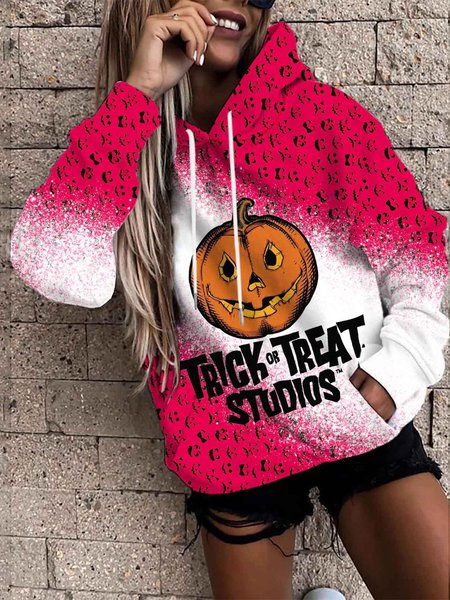 Casual Halloween Hoodie Loose Hoodie, Color5, Sweatshirts & Hoodies
