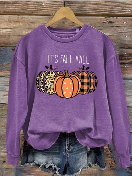 Loose Casual Crew Neck Pumpkin Pattern Hoodie, Purple, Sweatshirts & Hoodies
Loose Casual Crew Neck Pumpkin Pattern Hoodie, Purple, Sweatshirts & Hoodies