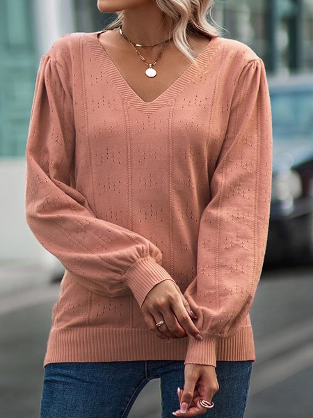 Loose Casual Floral Shirt, Orange, Shirts & Blouses